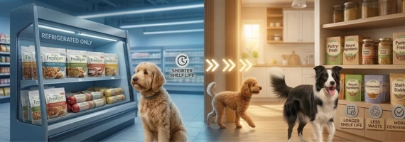 Pantry fresh pet food alternative vs refrigerated