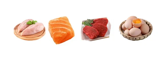 Human grade fresh meat ingredients