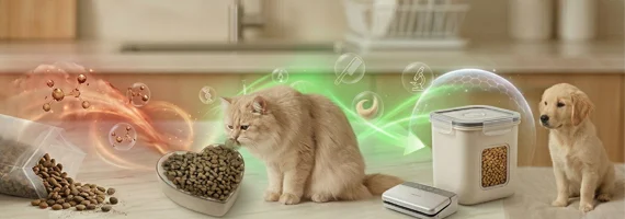 Dry kibble oxidation